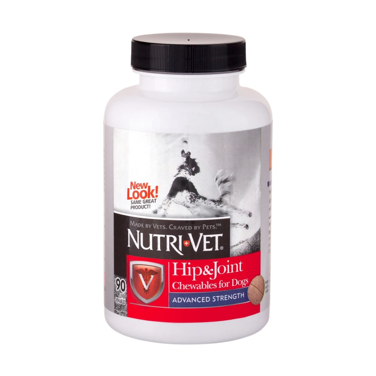 Nutri-Vet Hip & Joint Advanced Strength Chewable Tablets for Dogs - Liver Flavor