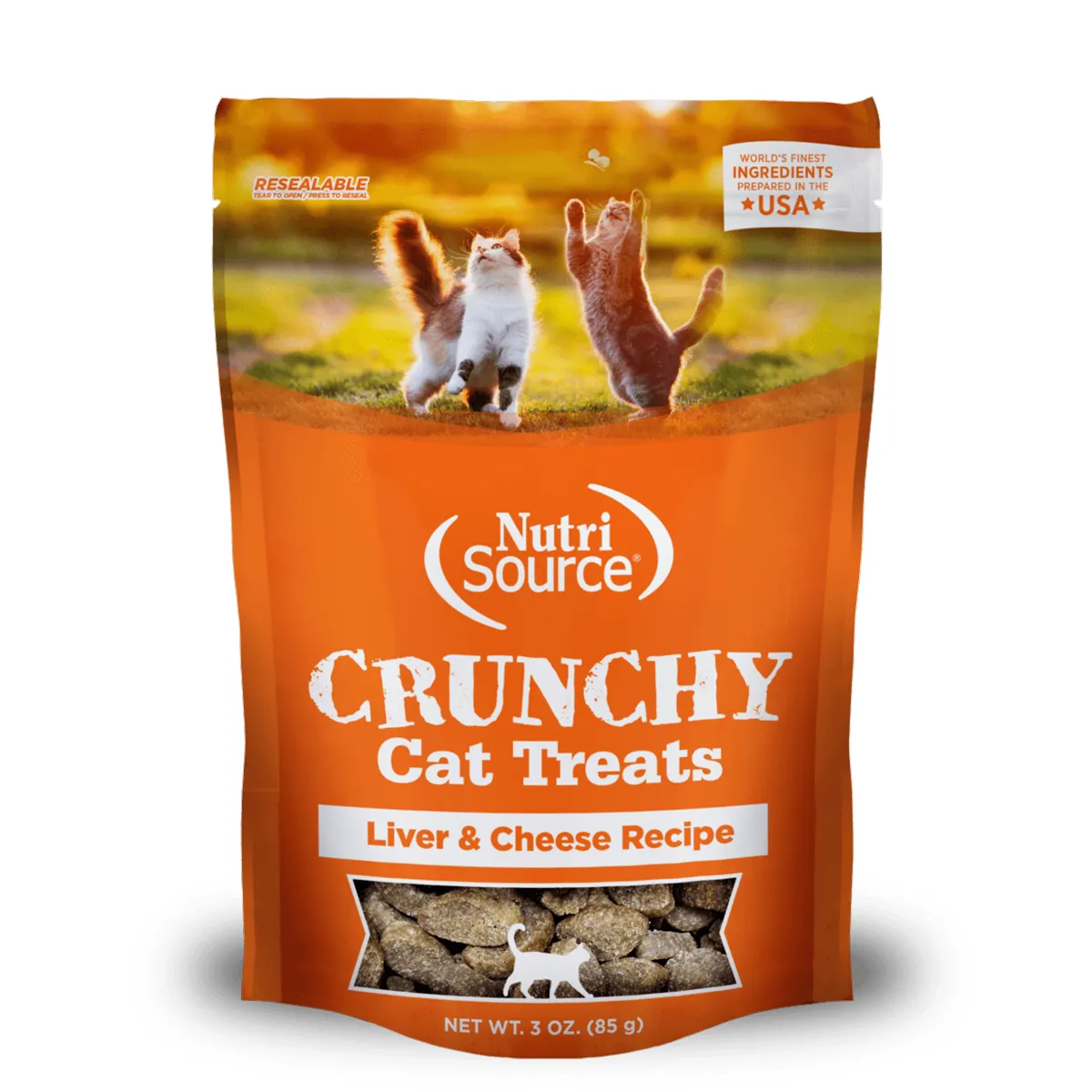 NutriSource Crunchy Cat Treats - Liver & Cheese