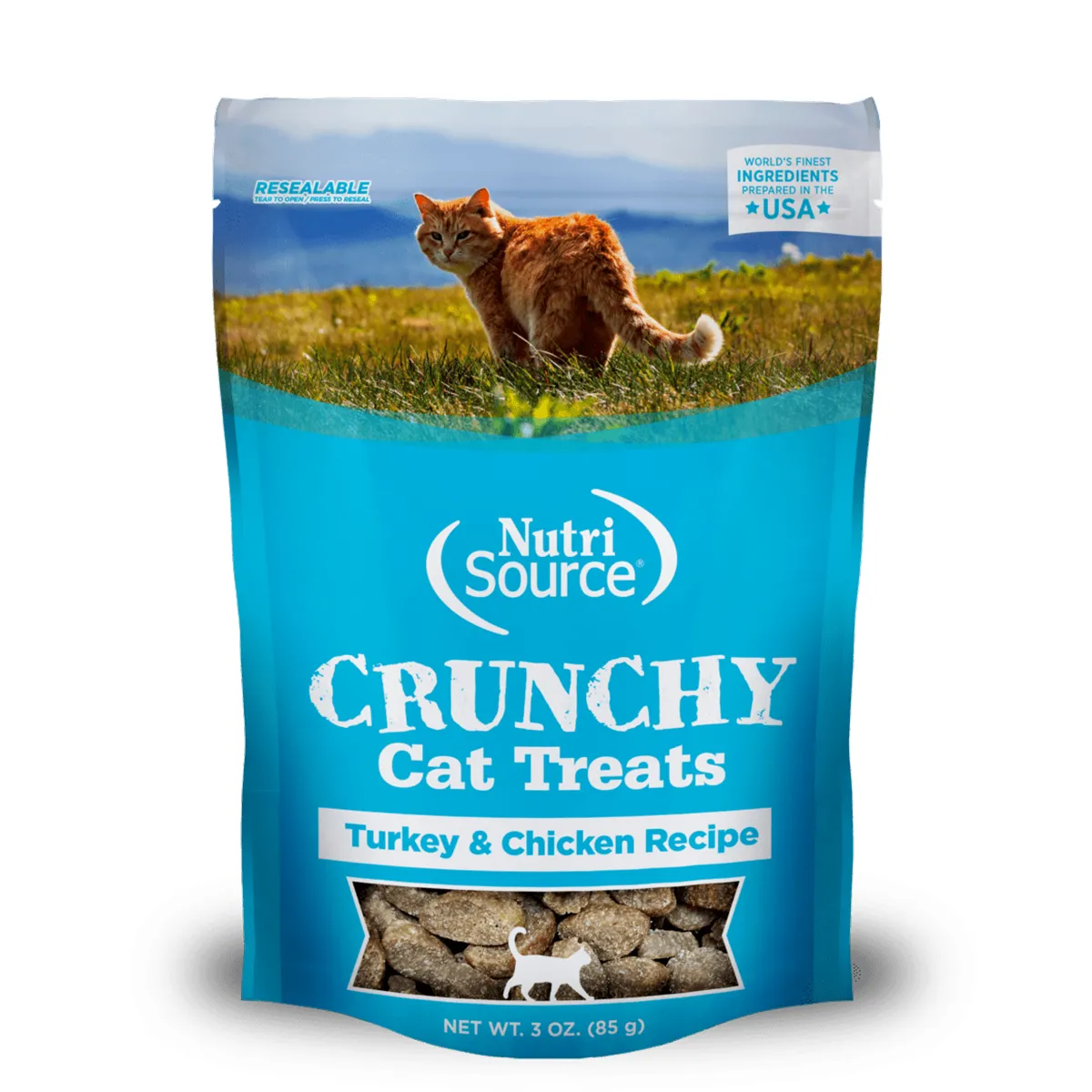 NutriSource Crunchy Cat Treats - Turkey & Chicken