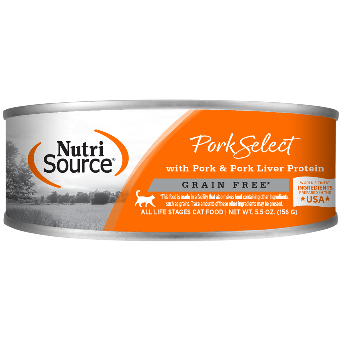 NutriSource Grain Free Wet Cat Food - Pork Select