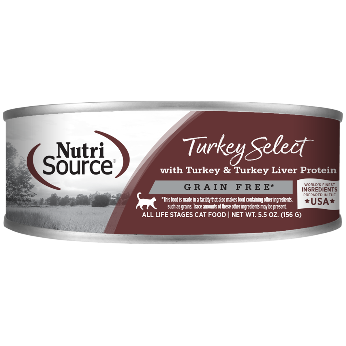 NutriSource Grain Free Wet Cat Food - Turkey Select