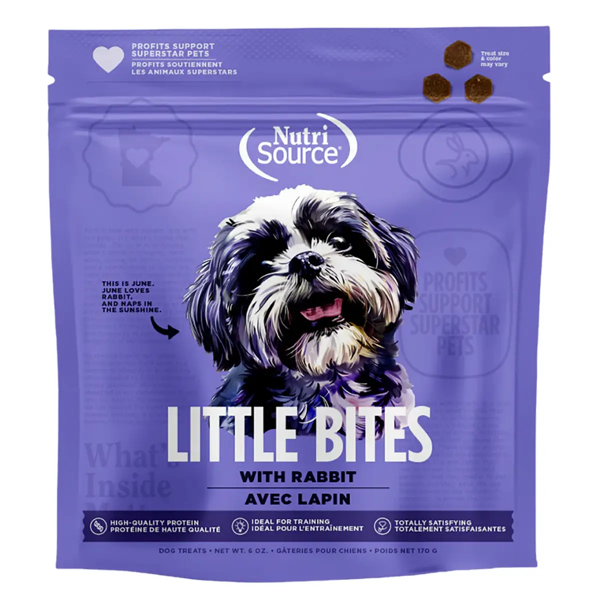 NutriSource Little Bites Dog Treats - Rabbit