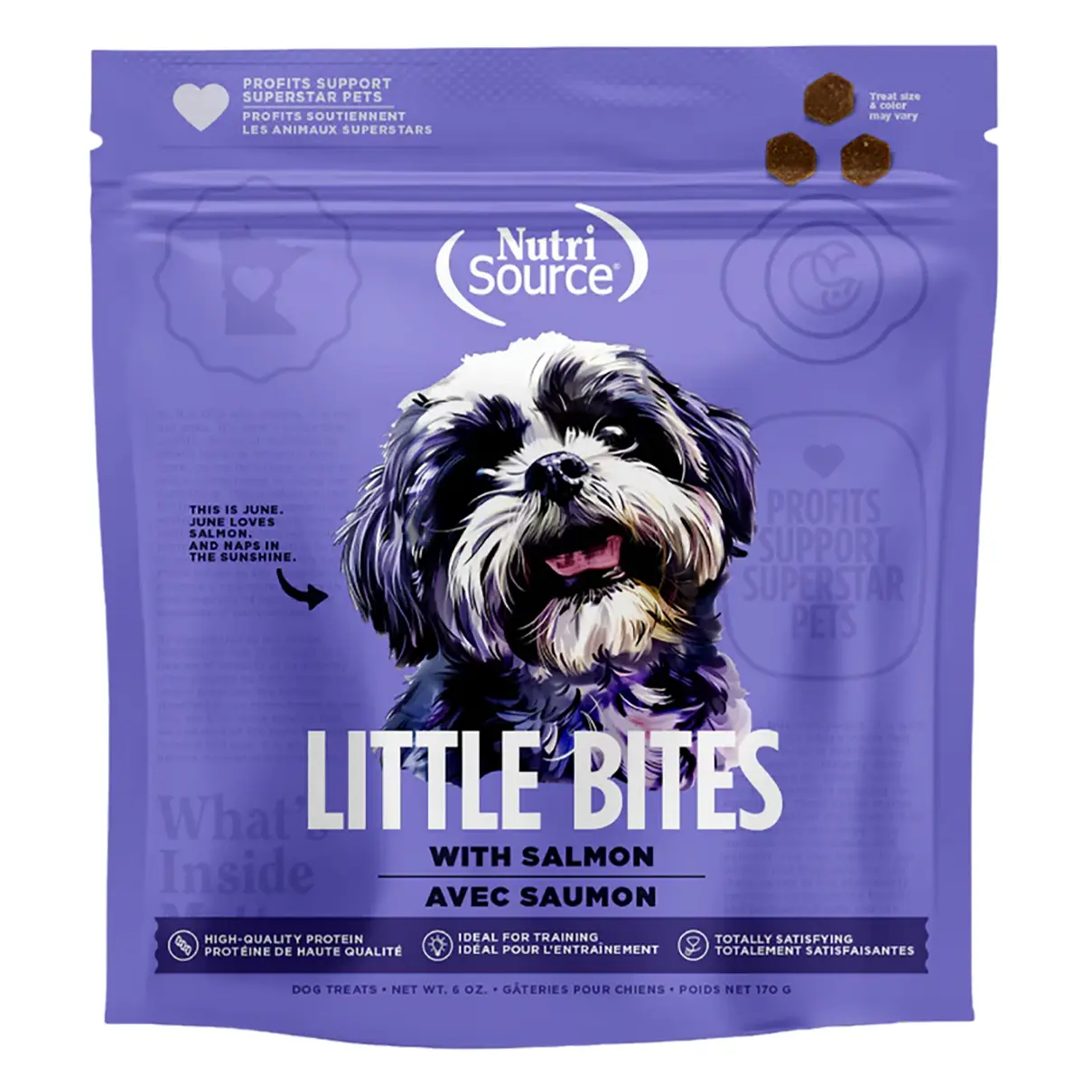 NutriSource Little Bites Dog Treats - Salmon