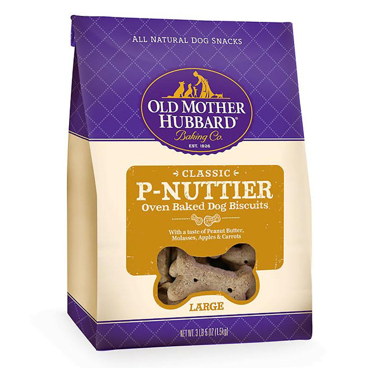 Old Mother Hubbard Classic Large P-Nuttier Biscuits Baked Dog Treats
