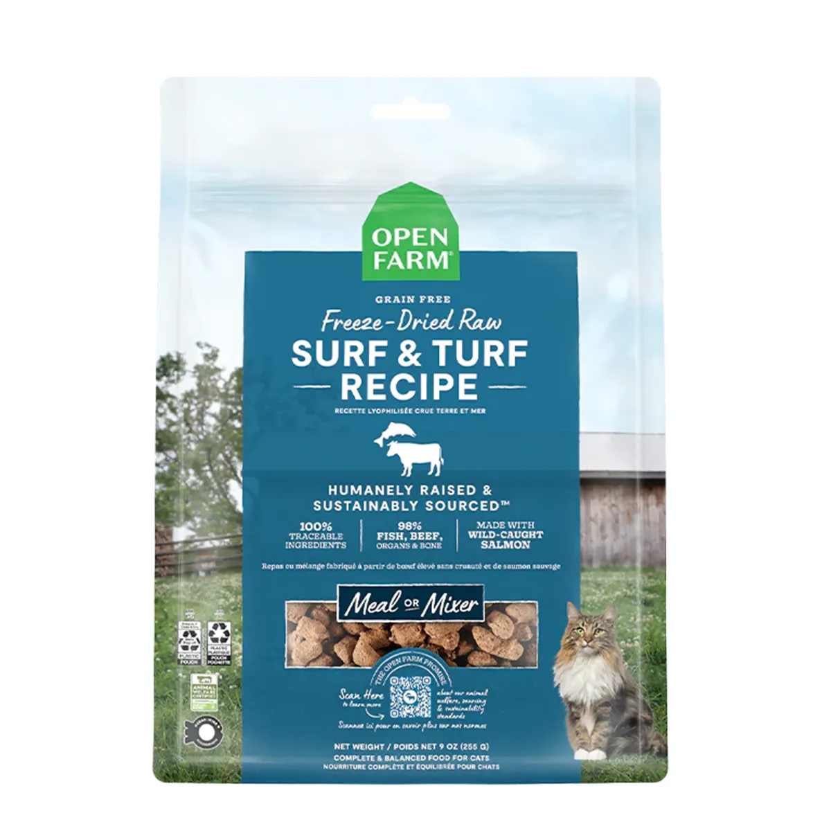 Open Farm Freeze Dried Cat Food - Surf & Turf