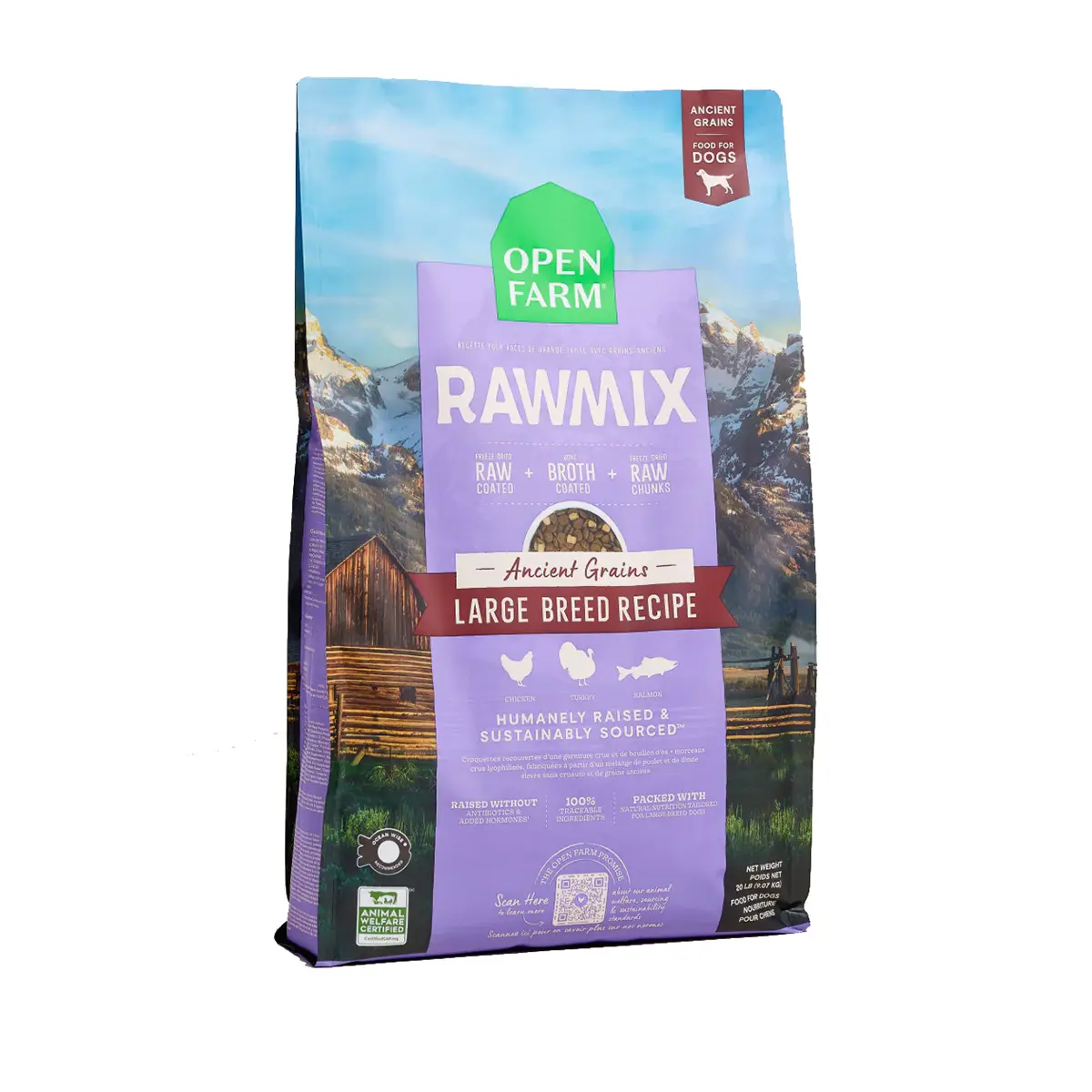 Open Farm RawMix Ancient Grains Dog Food - Large Breed