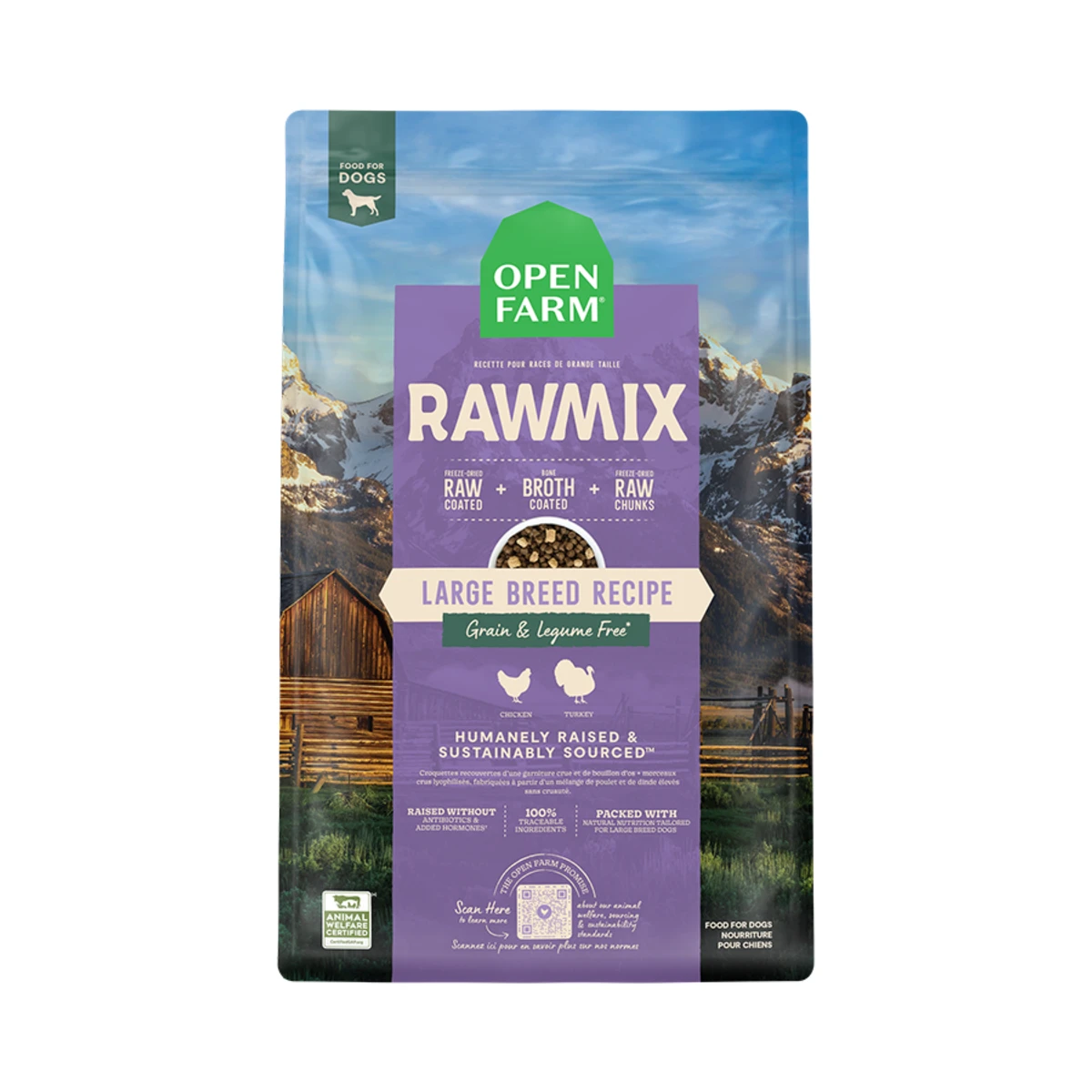 Open Farm RawMix Grain & Legume Free Dog Food - Large Breed