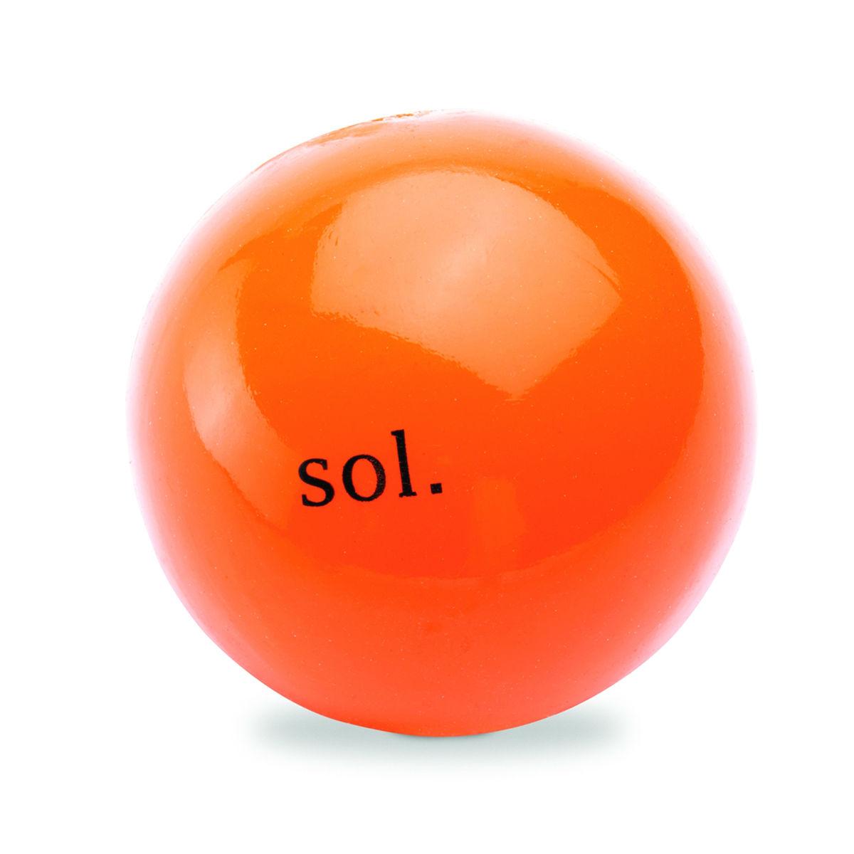 Planet Dog Orbee-Tuff Cosmos Sol Ball Dog Toy - Orange