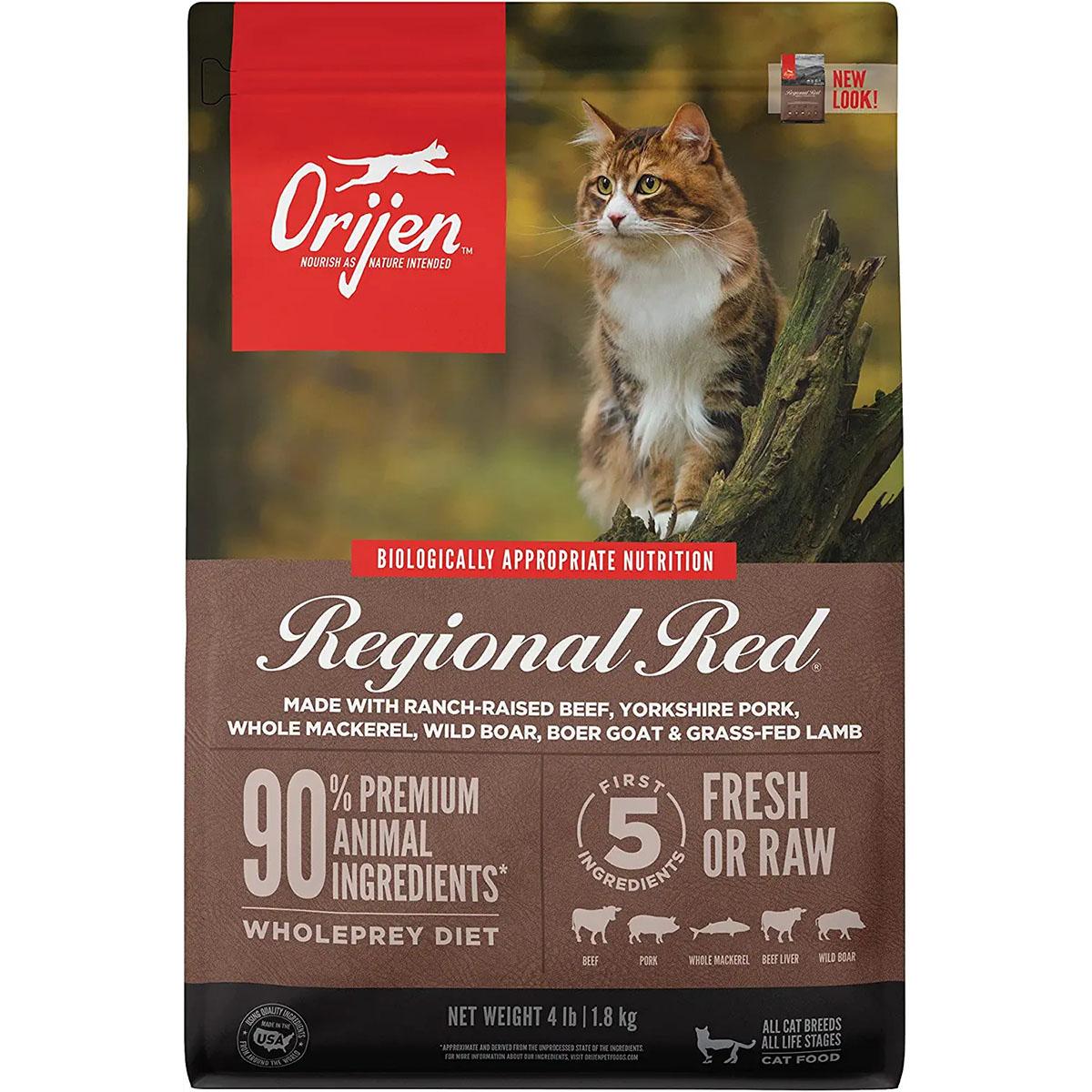 Orijen Regional Red Grain-Free Dry Cat Food 