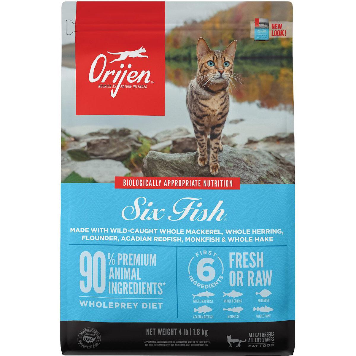 Orijen Six Fish Grain-Free Dry Cat Food