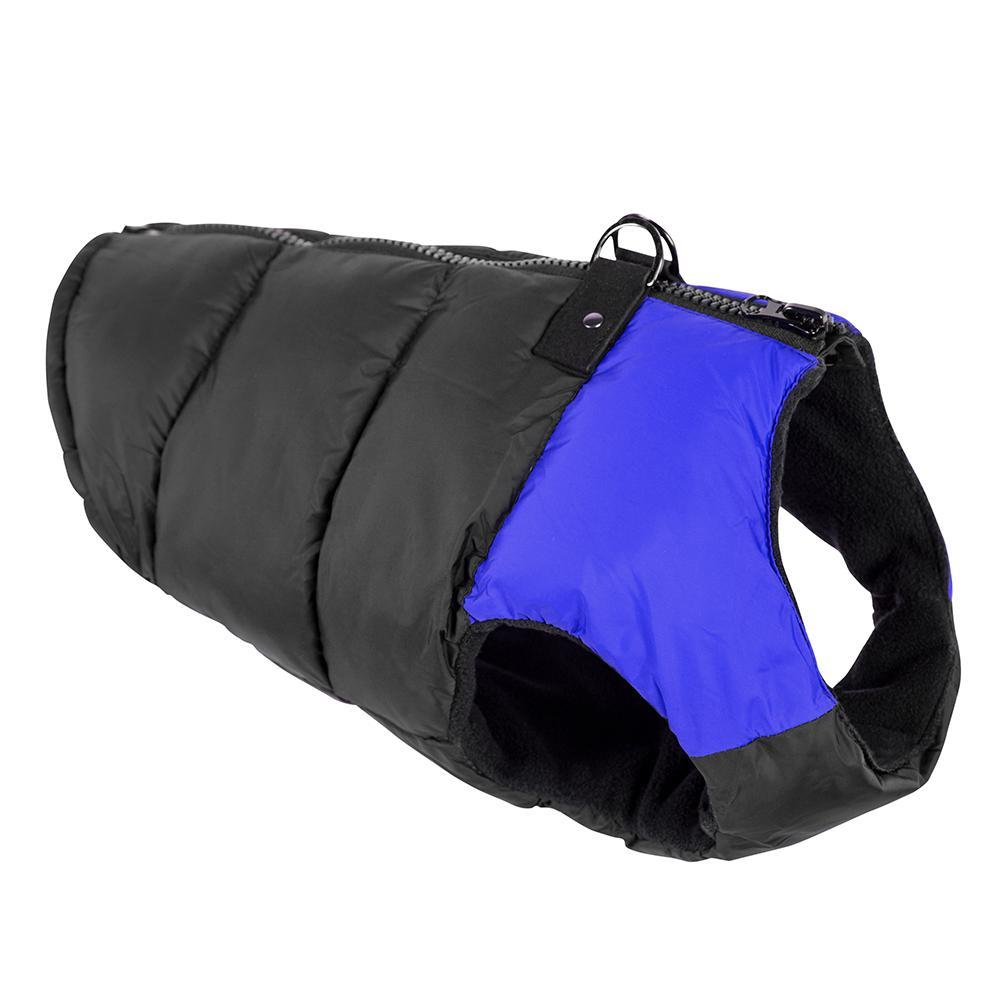 Padded Dog Harness Vest by Gooby - Blue/Black