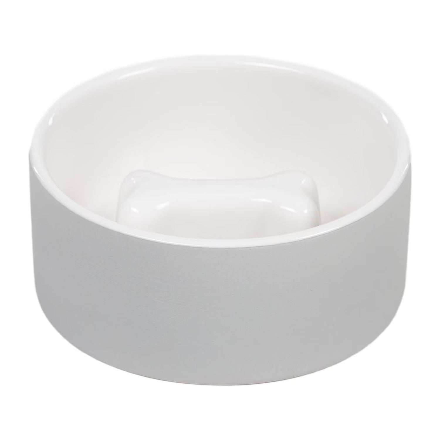 PAIKKA Slow Feed Dog Bowl - Concrete