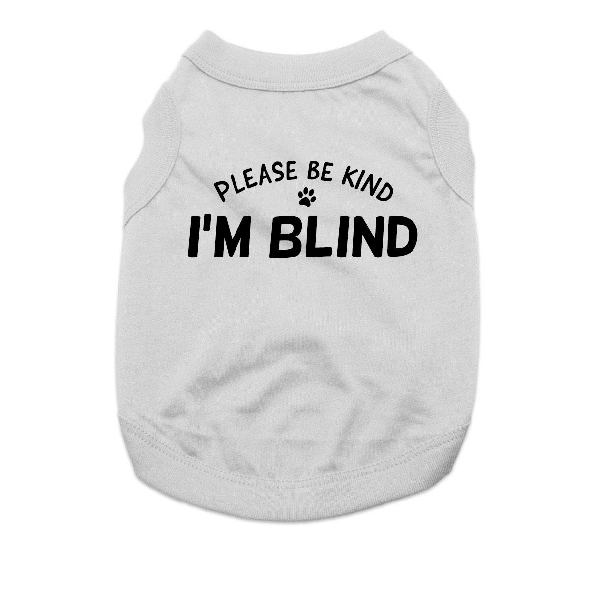 blind dog t shirt