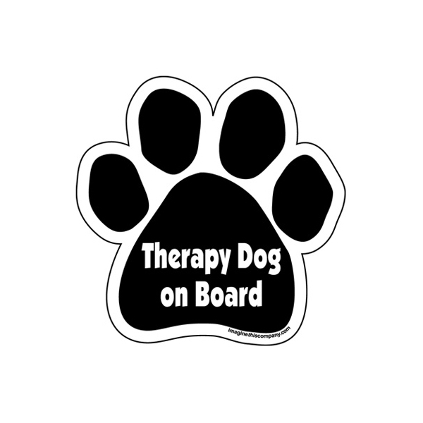 Paw Magnet - Therapy Dog on Board