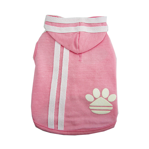 pink adidas dog hoodie