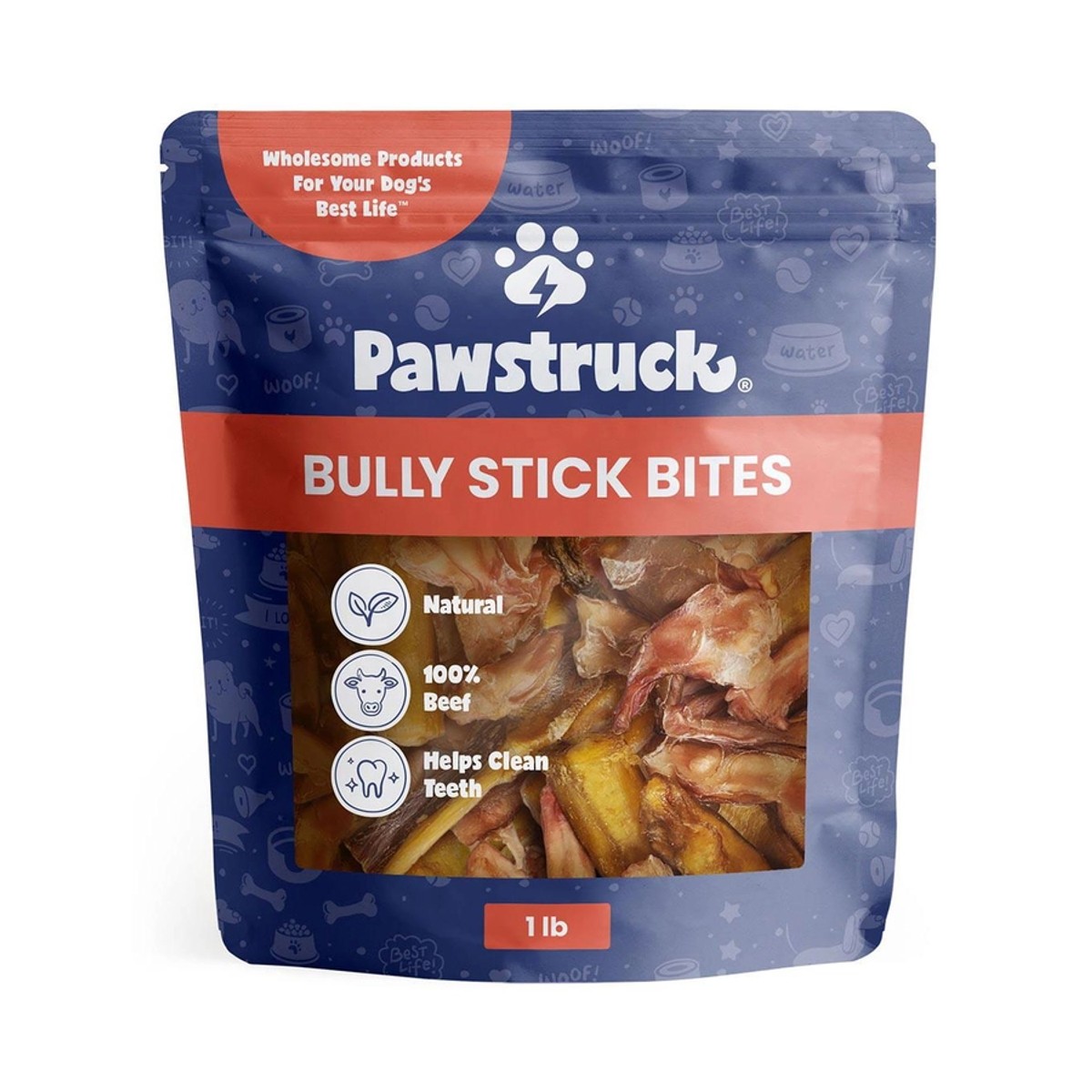 Pawstruck Bully Stick Bites Dog Chew