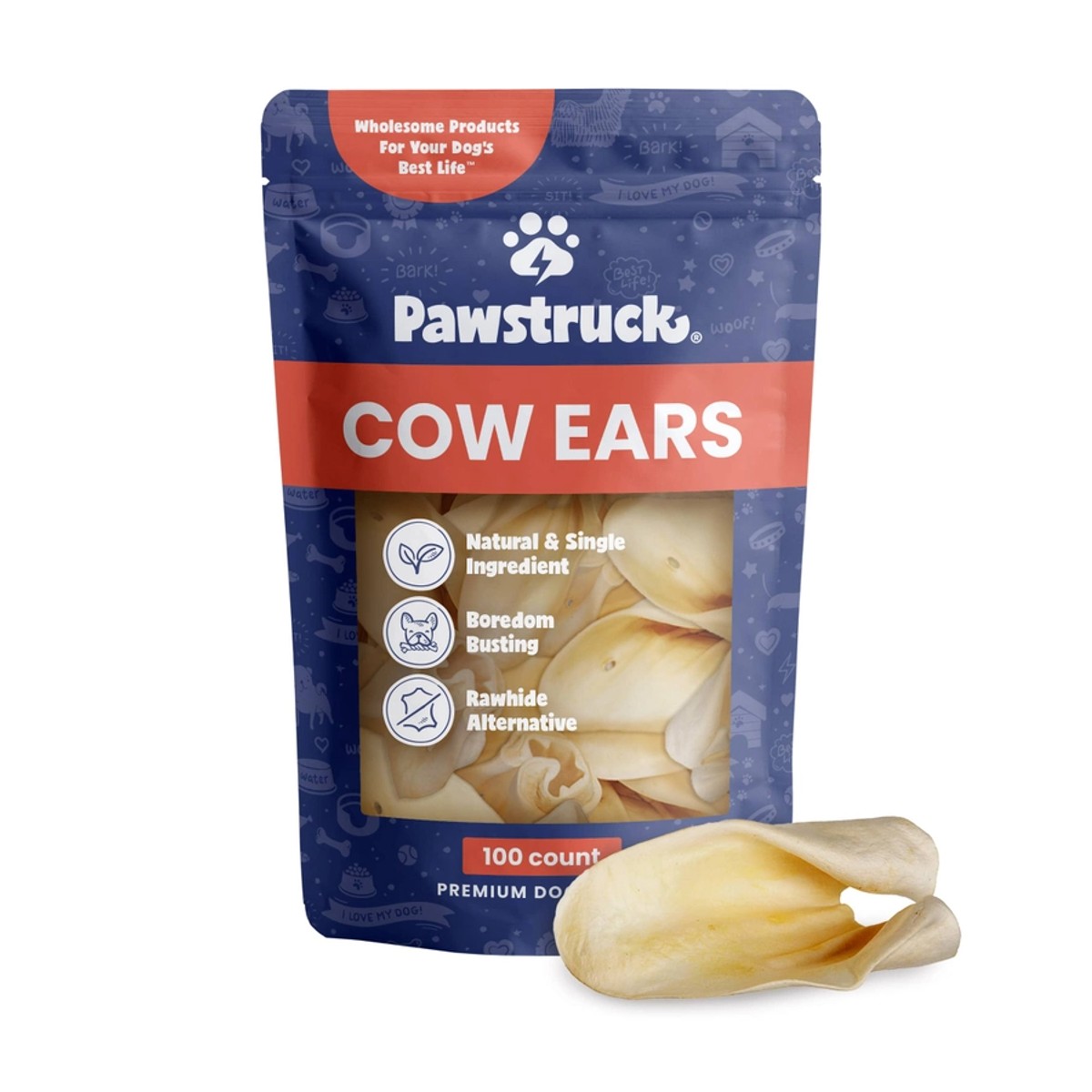 Pawstruck Cow Ears Dog Treats