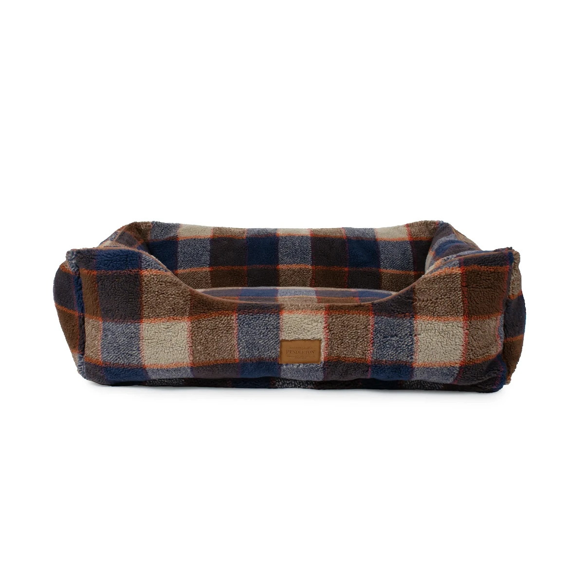 Pendleton Pet Berber Kuddler Dog Bed - Mountain Plaid