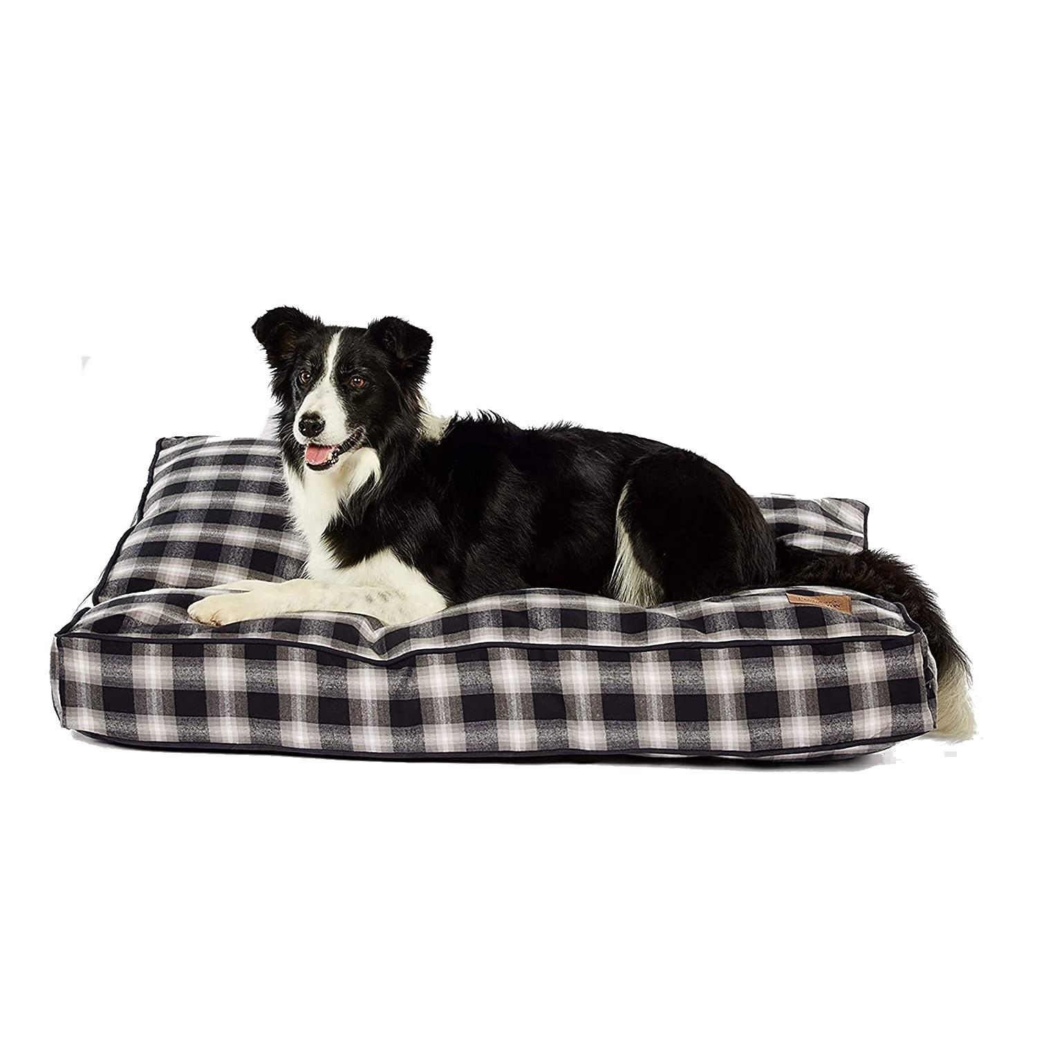 Pendleton Pet Charcoal Ombre Plaid Pet Napper Dog Bed