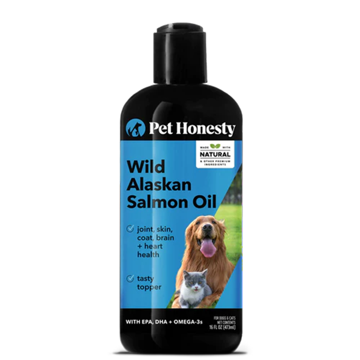 Pet Honesty Wild Alaskan Salmon Oil Dog & Cat Supplement