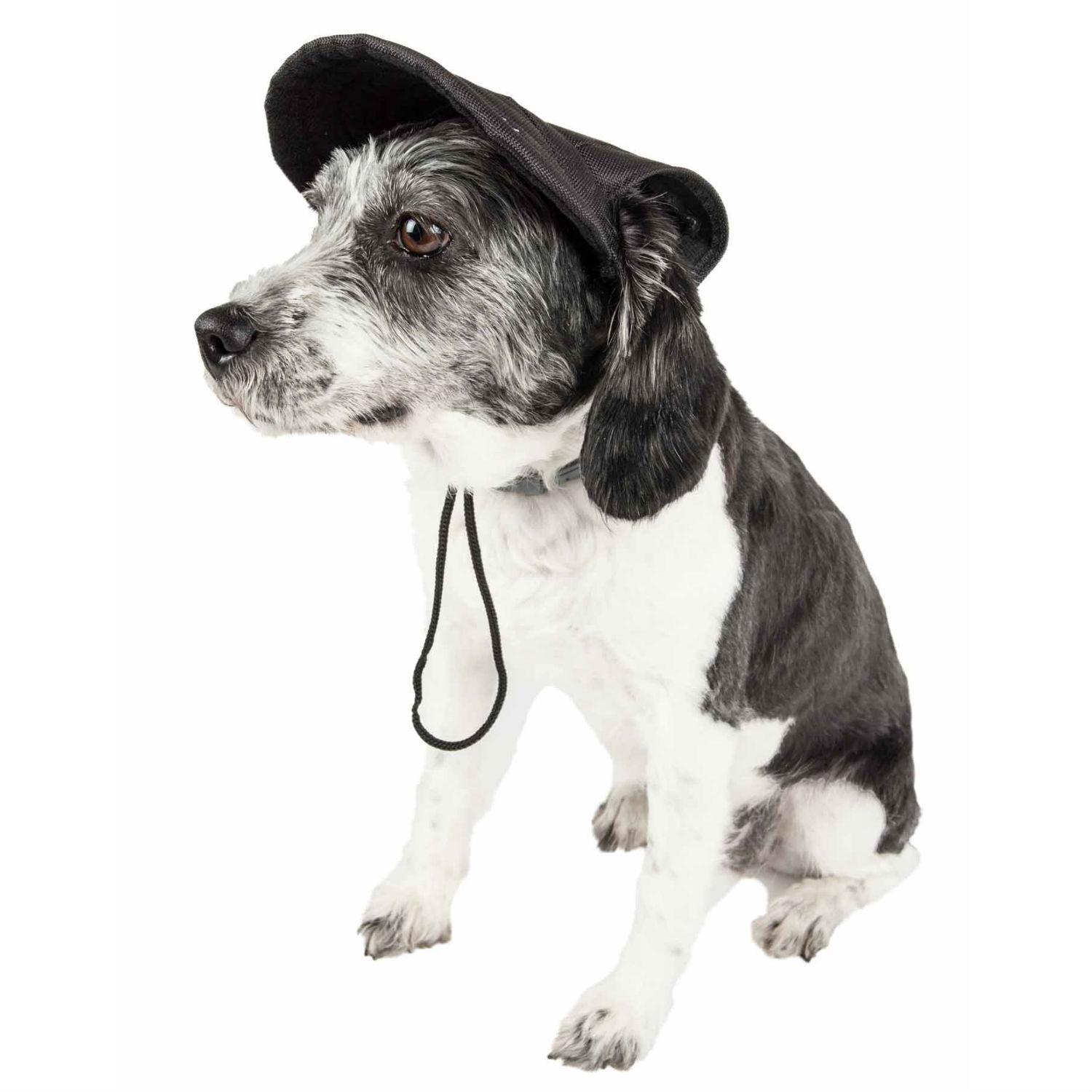 Kroger - Pet Life HT10RDMD Sea Spot Sun UV Protectant Adjustable Fashion  Mesh Brimmed Dog Hat Cap, Red, 1