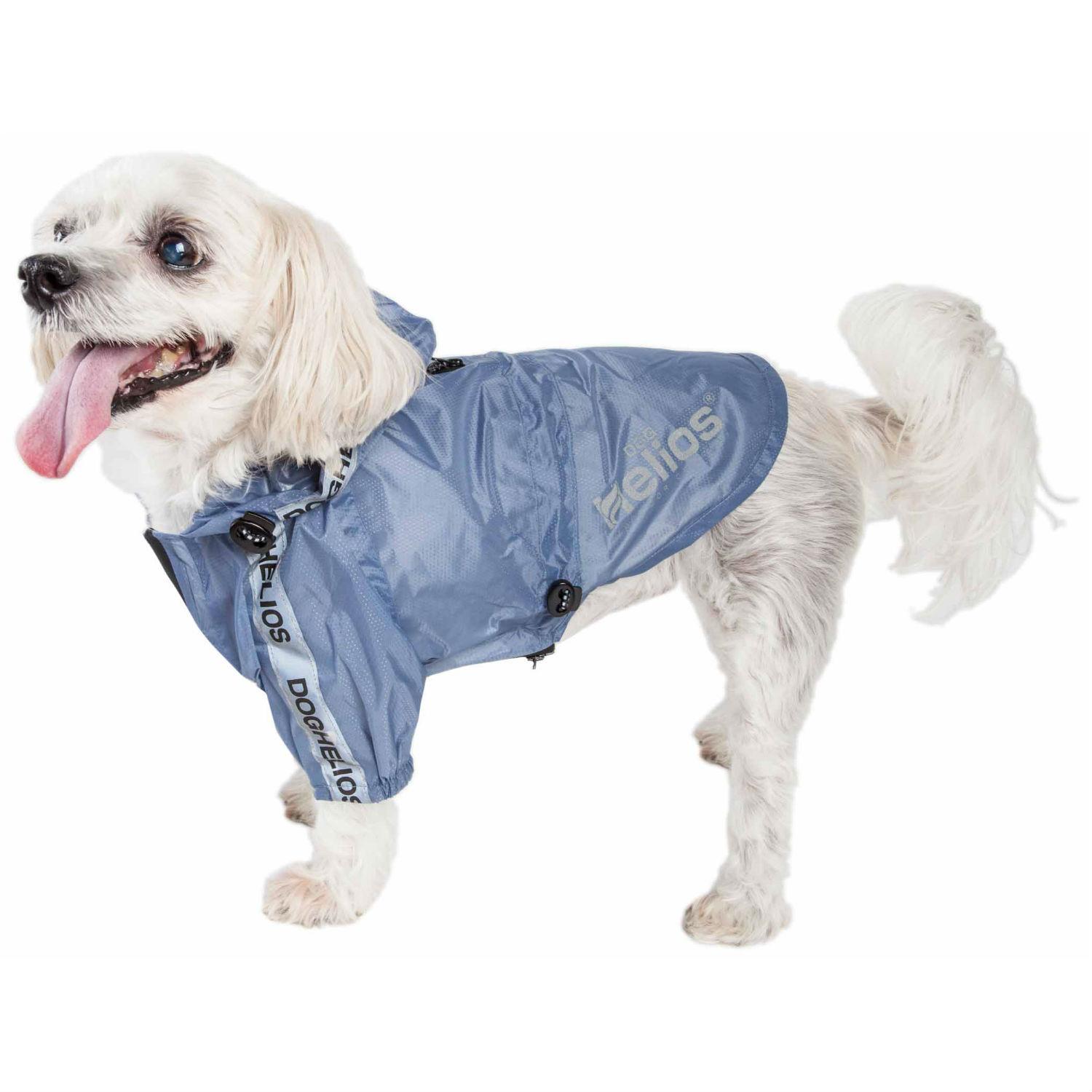 Pet Life Helios Torrential Shield Windbreaker Dog Raincoat - Royal Blue