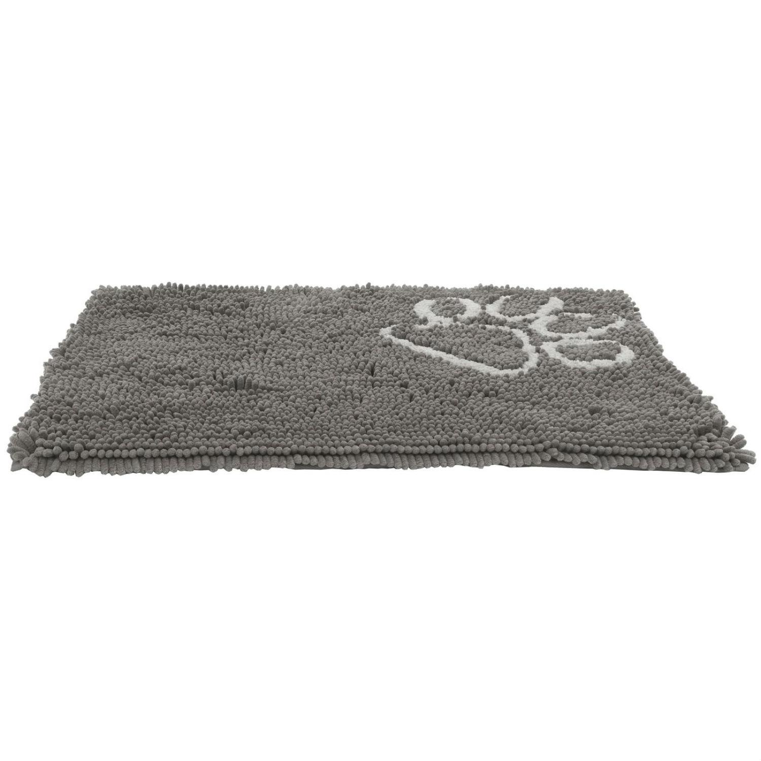 Pet Life Fuzzy Quick-Drying Anti-Skid Dog Mat - Gray