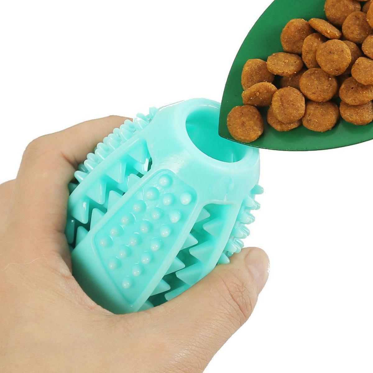Pet Life Grip N Play Treat Dispensing Ball-Shaped Suction Cup Dog Toy -  20210725