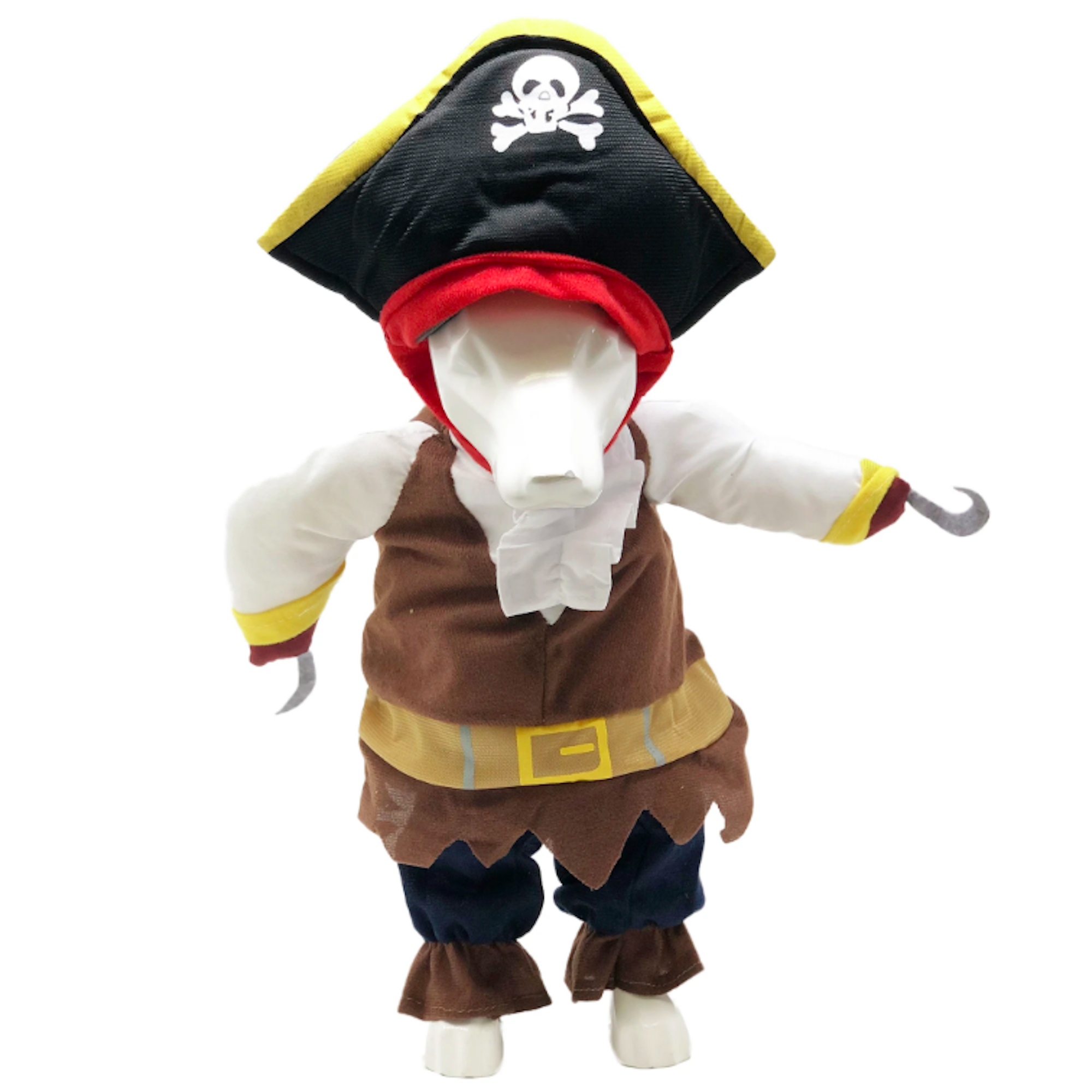 Pet Life Captain Snuggles Pirate Pet Dog Costume Uniform