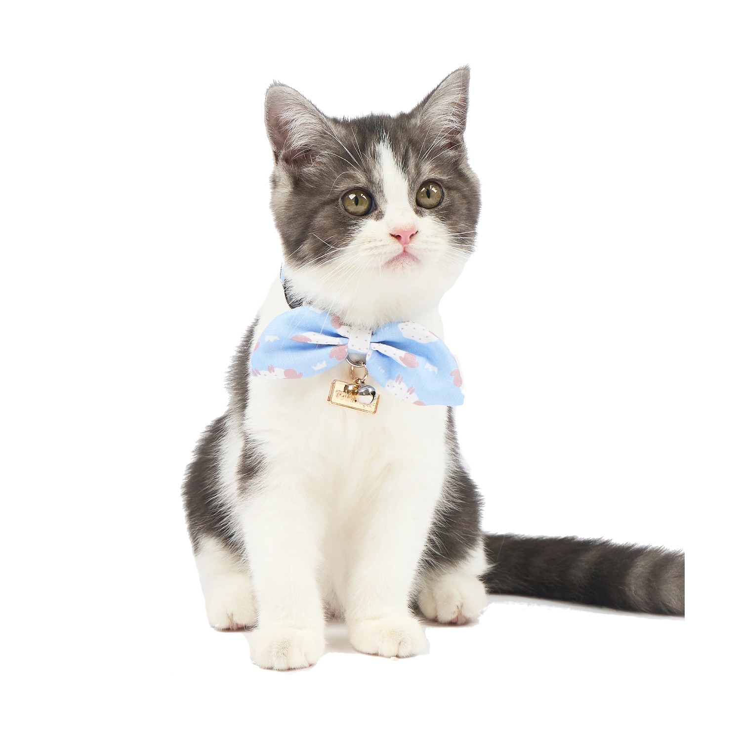 Pet Life Touchcat Shepherd Designer Cat Collar - Baby Blue