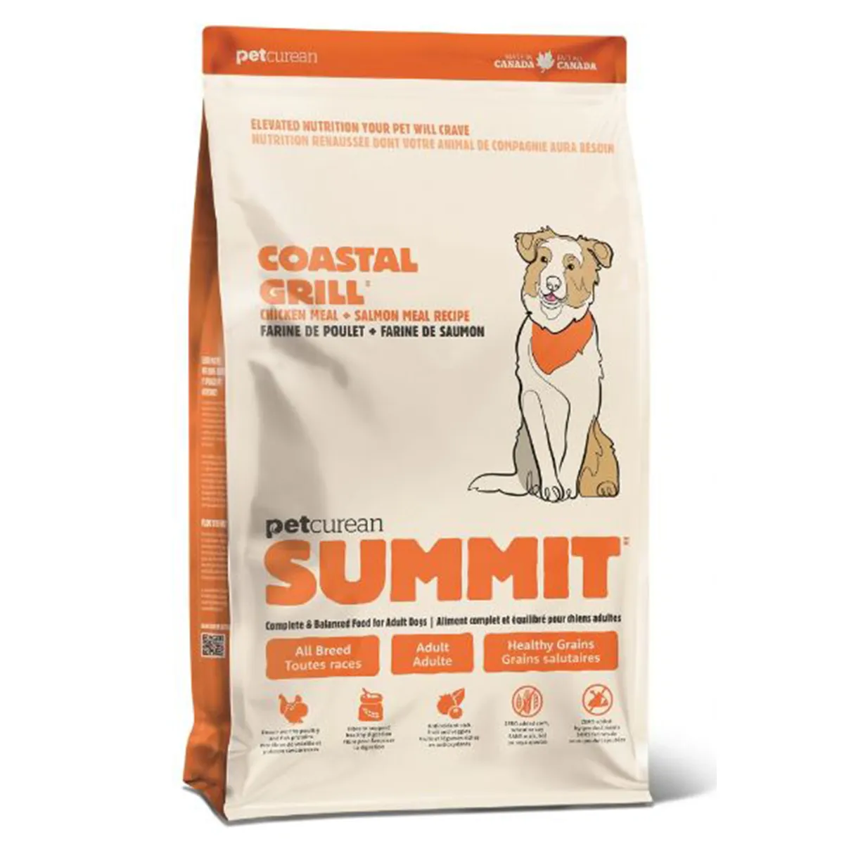 Petcurean Summit Coastal Grill Dog Food - Chicken & Salmon