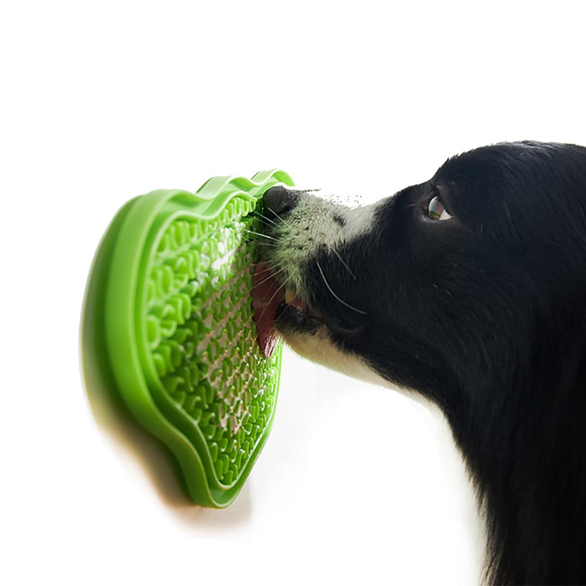 PAW 2-in-1 Slow Feeder & Lick Pad Green