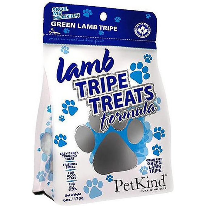 PetKind Grain-Free Green Lamb Tripe Dog and Cat Treats