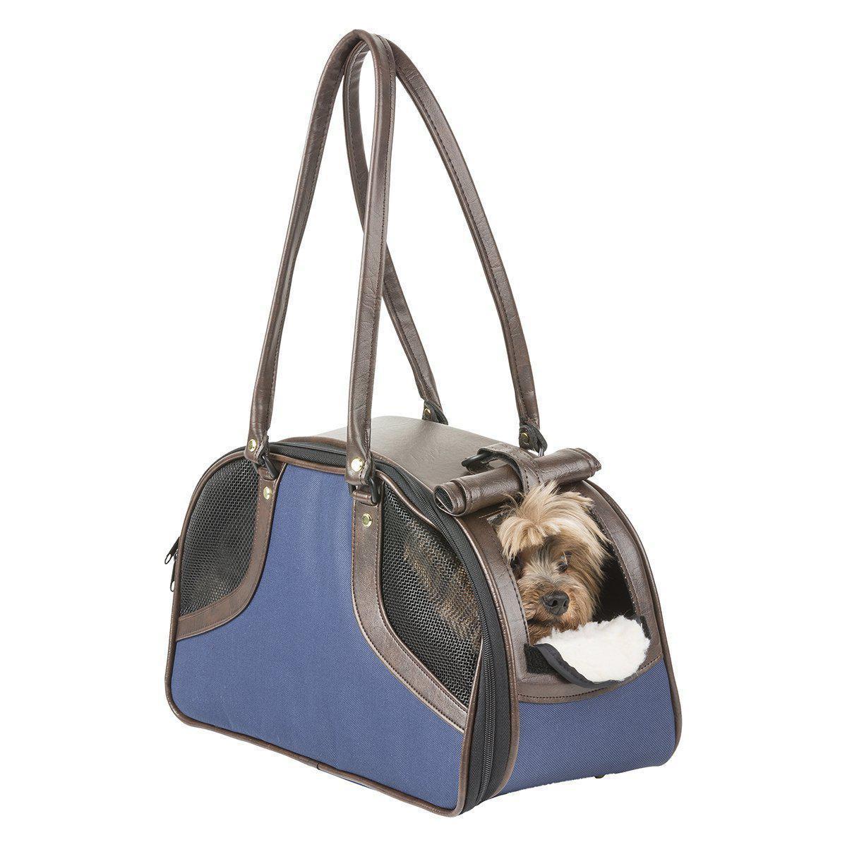 Petote Quilted Luxe Metro Tassel Dog Carrier