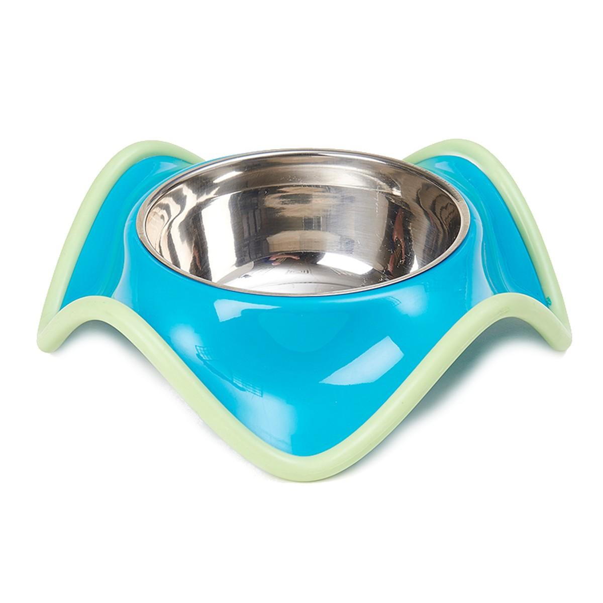 Petrageous Milos Stainless Steel Dog Bowl - Teal