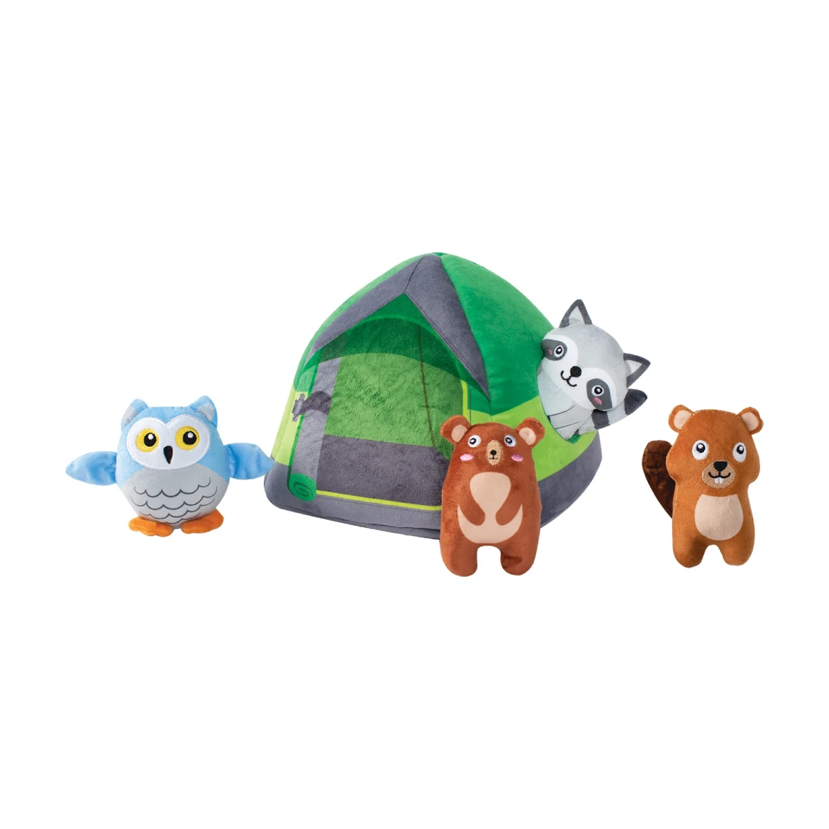 PetShop by Fringe Studio Hide & Seek Burrow Dog Toy - Happy Campers