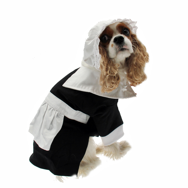 Puppe Love Pilgrim Girl Dog Costume