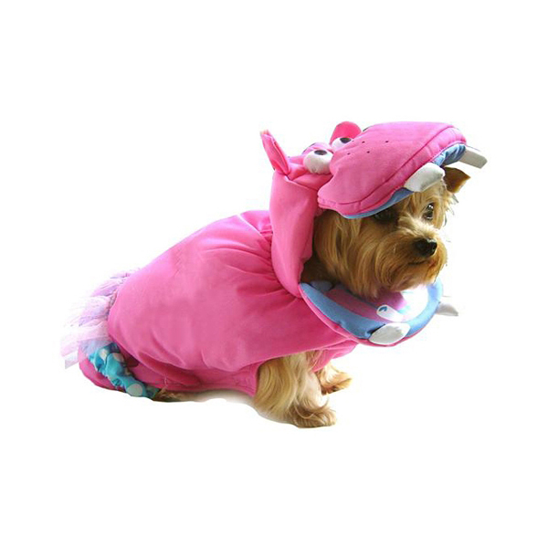 Puppe Love Pink Hippo Dog Costume