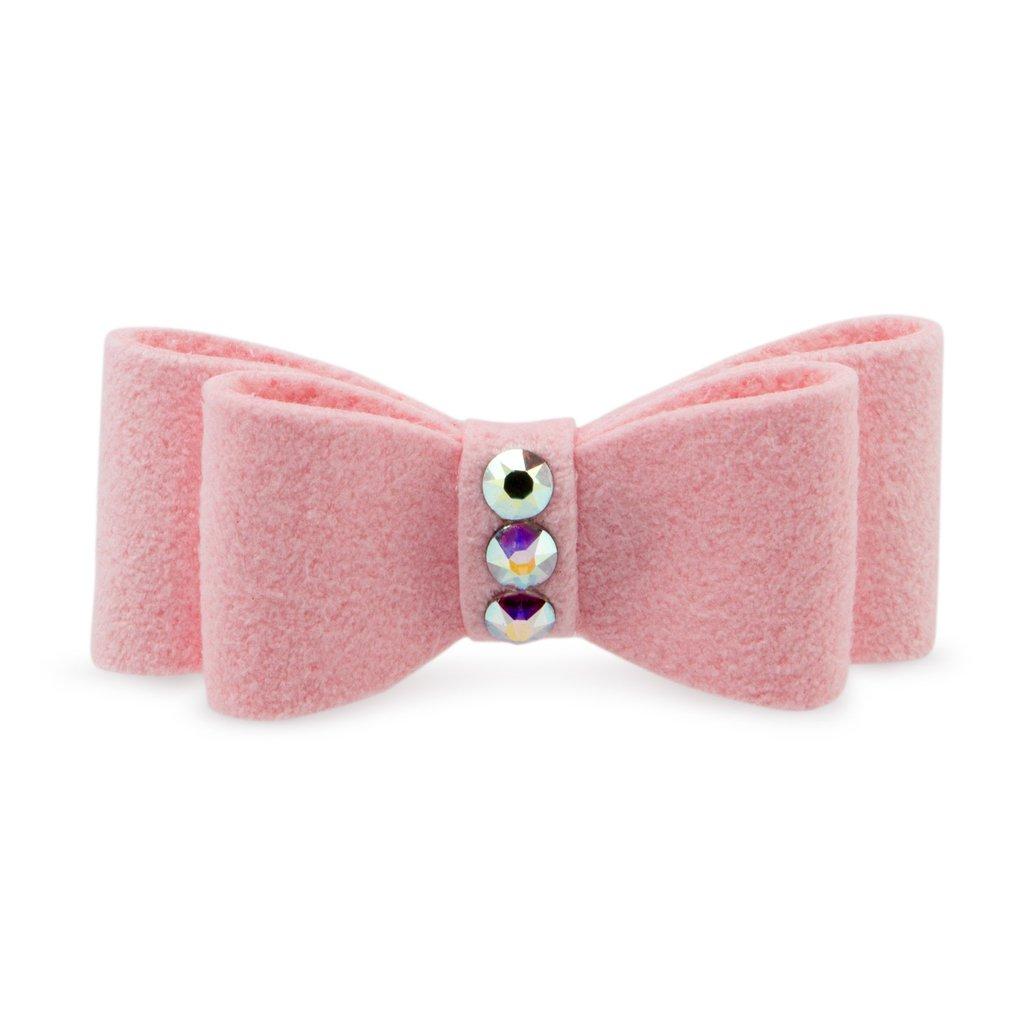 Susan Lanci Dog Hair Bow 2-Piece Set - Puppy Pink