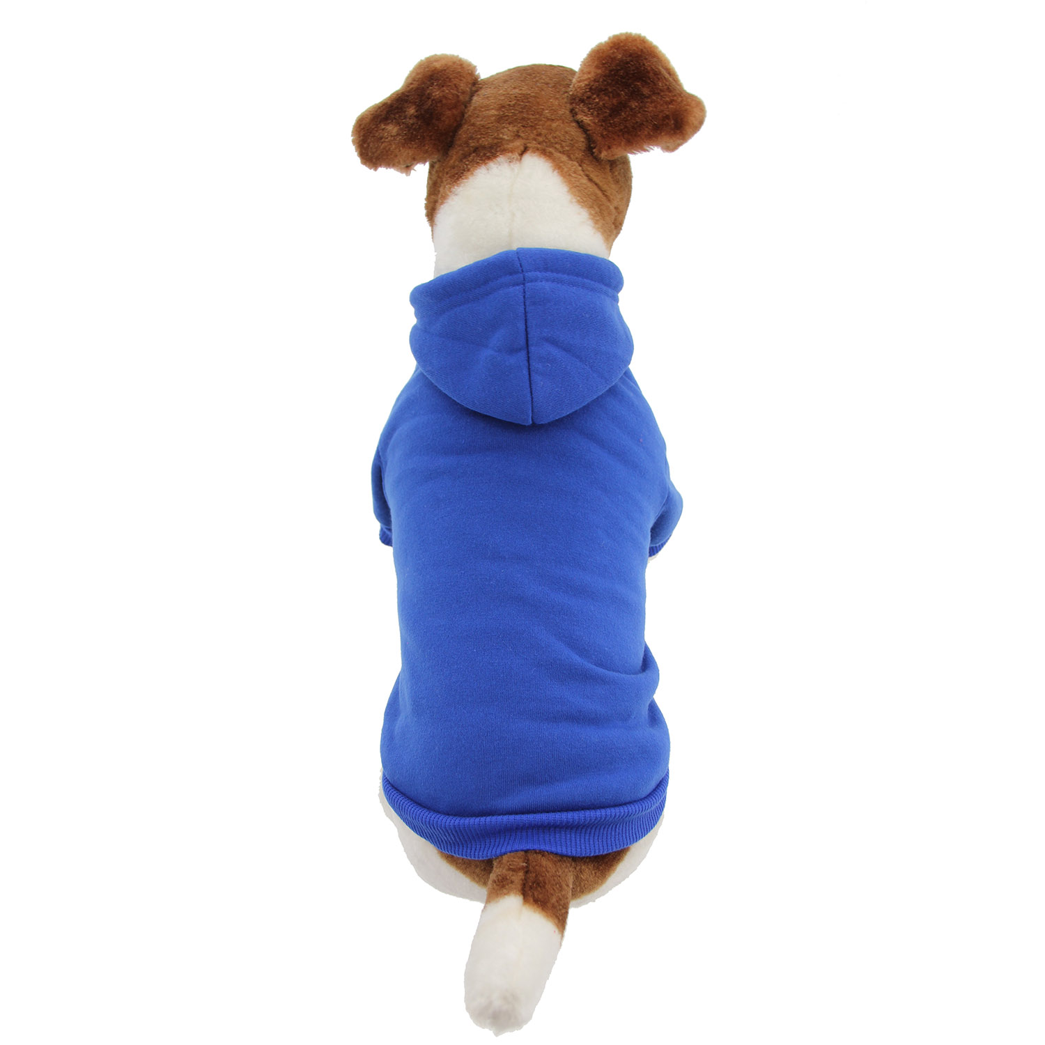 Plain Dog Hoodie - Blue with Same Day Shipping | BaxterBoo