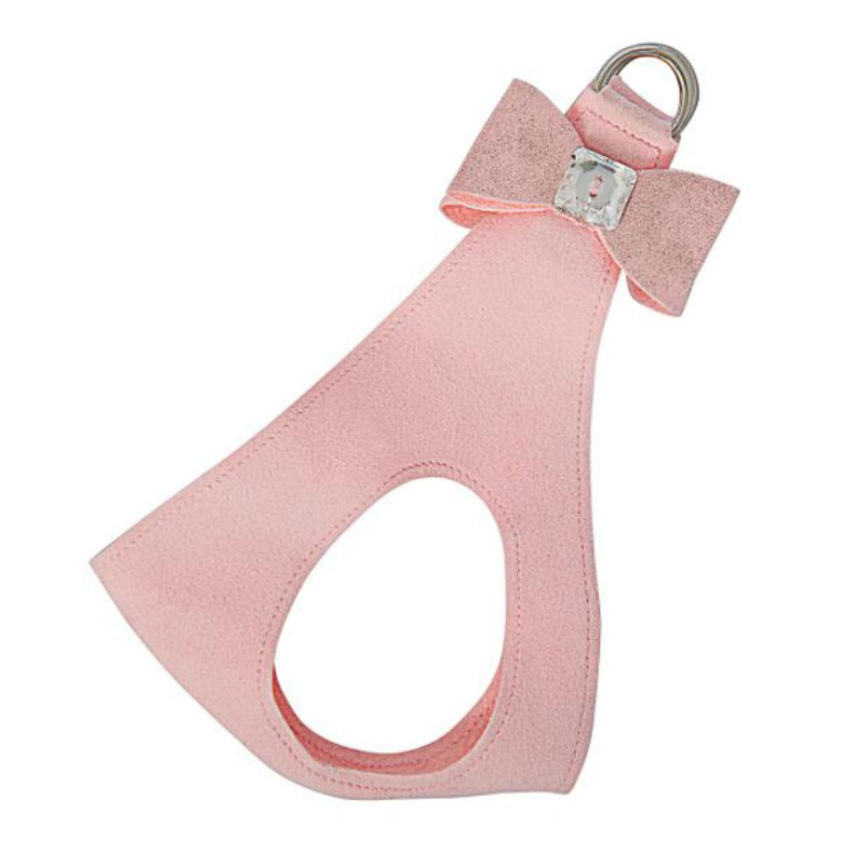 Glitzerati Big Bow Step-In Dog Harness by Susan Lanci - Puppy Pink