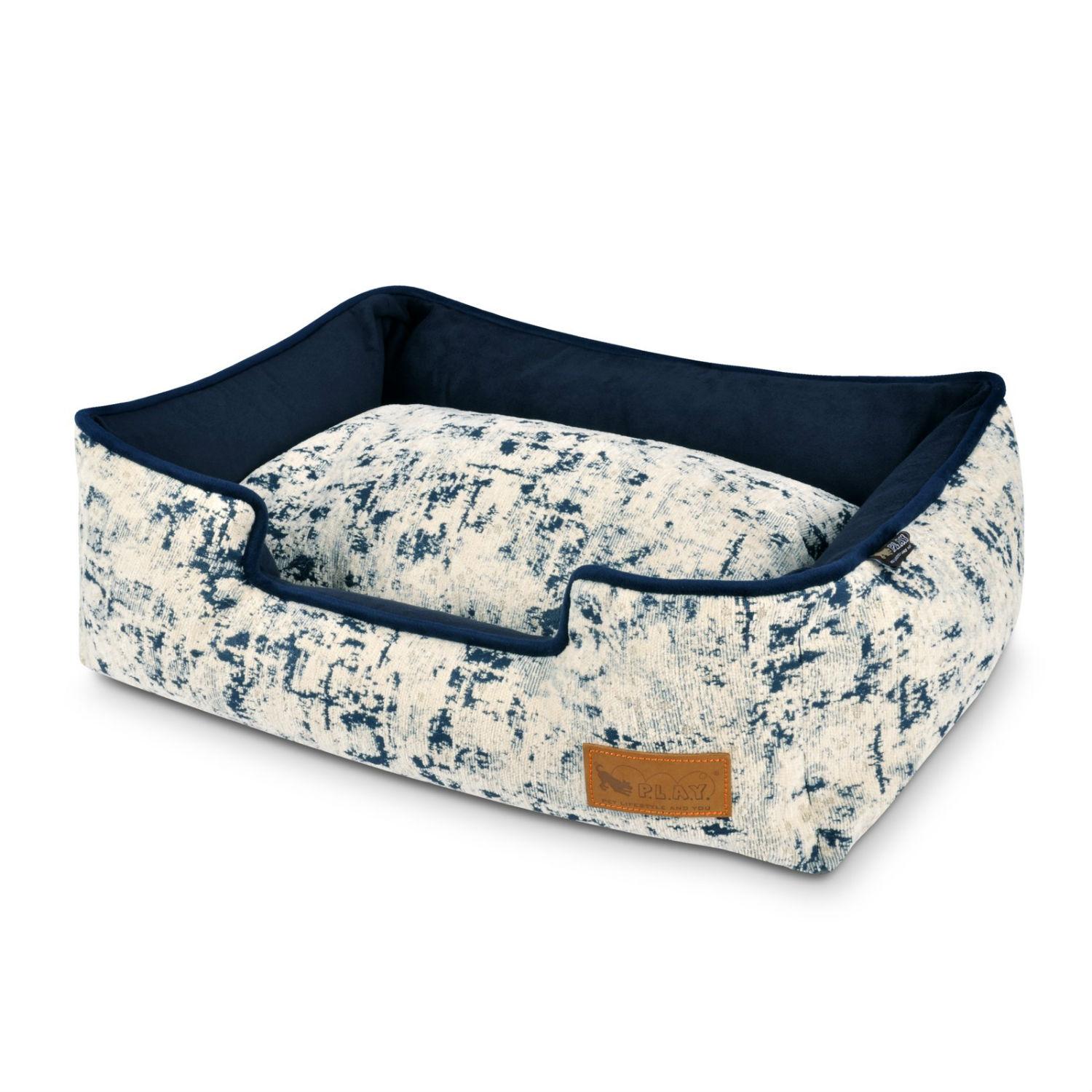 P.L.A.Y. Celestial Lounge Dog Bed - Midnight Blue