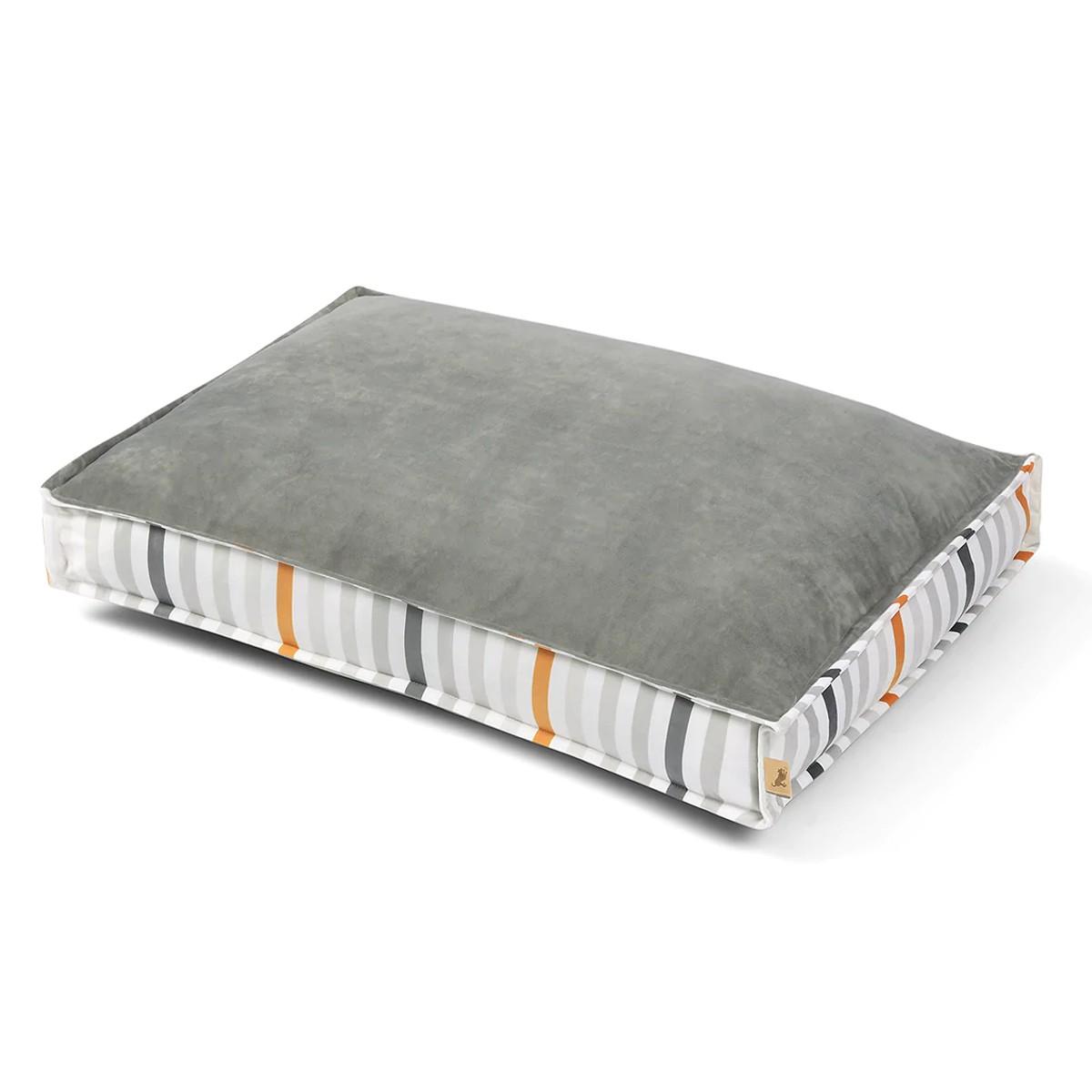 P.L.A.Y. Seaside Rectangular Boxy Dog Bed - Oyster Gray