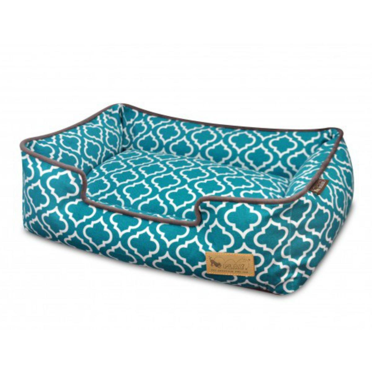 P.L.A.Y. Moroccan Lounge Dog Bed - Teal