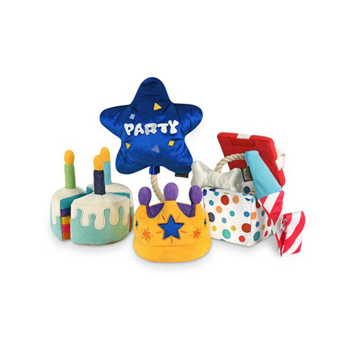 P.L.A.Y. Party Time Dog Toy Collection - 5 Piece Set