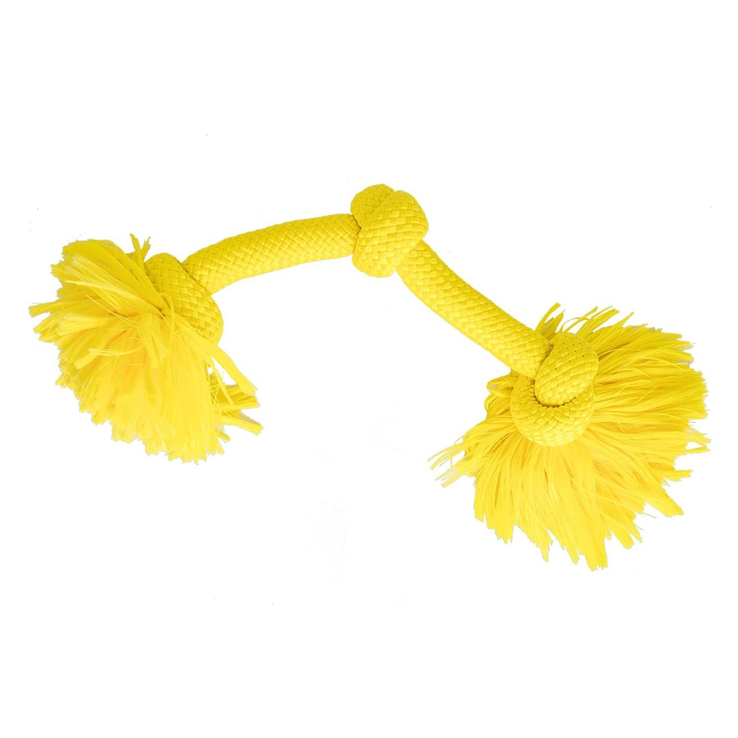 Playology All-Natural Scented Dri-Tech Rope Bone Dog Toy - Chicken