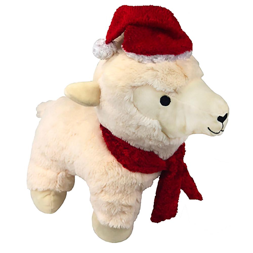 stuffed lamb dog toy
