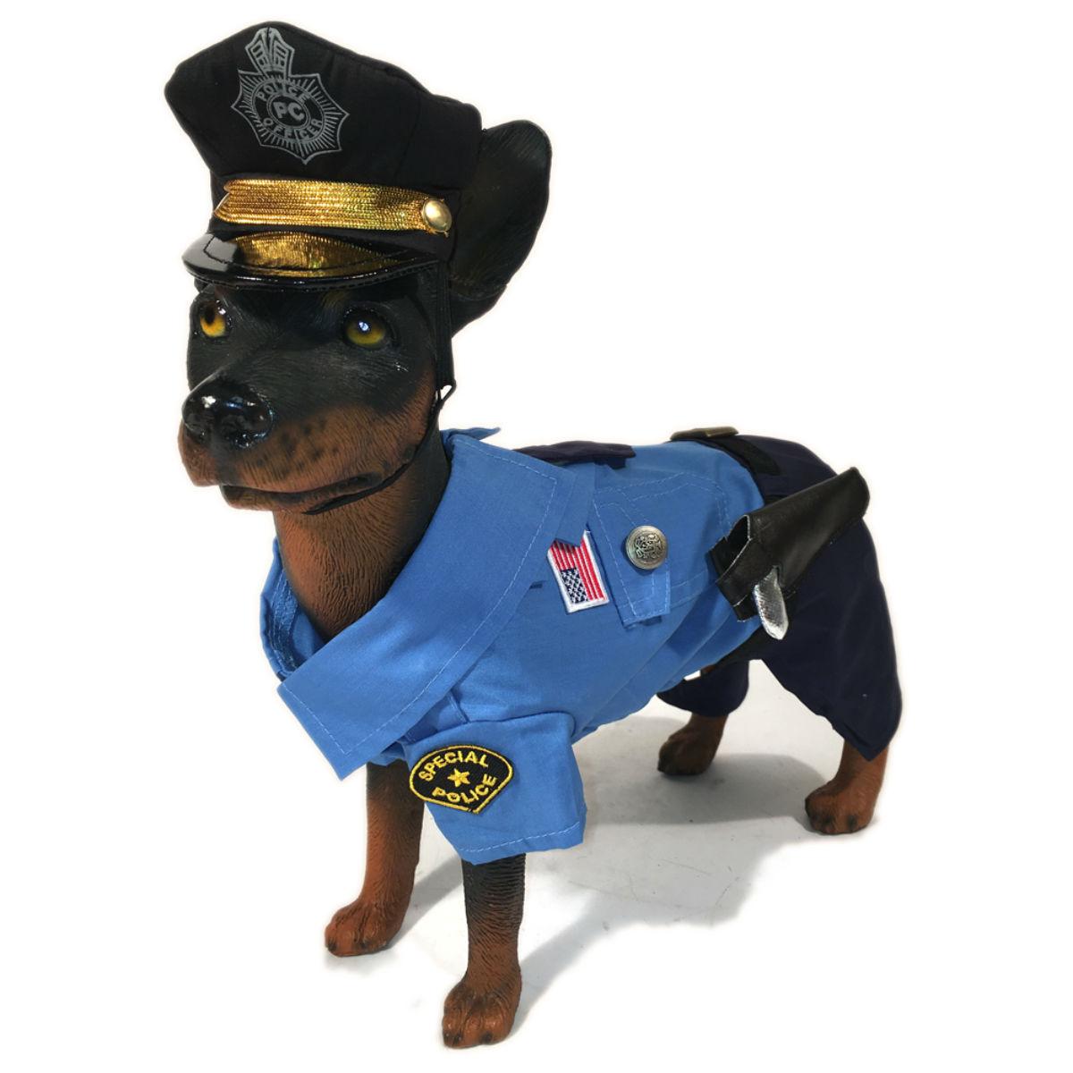 Puppe Love Policeman Dog Costume
