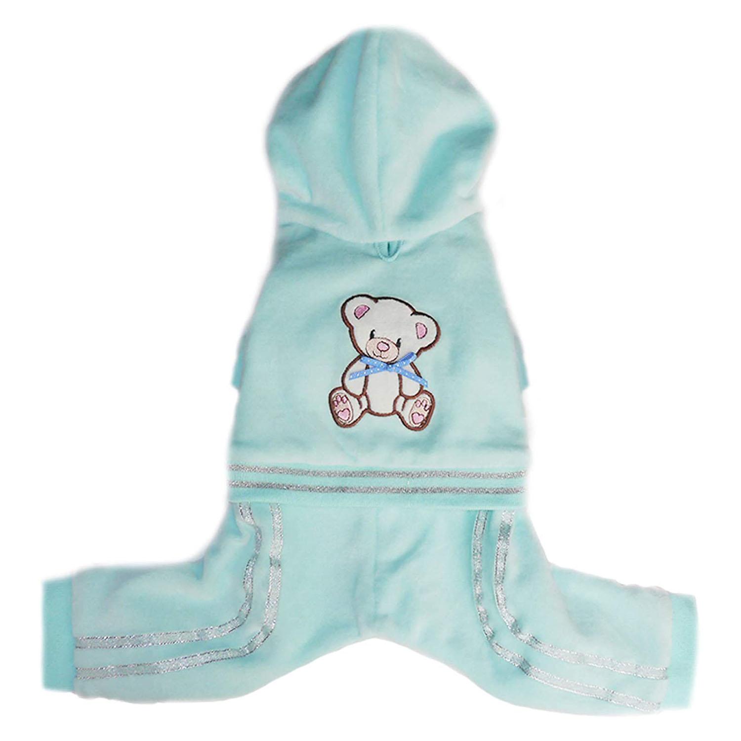 Pooch Outfitters Teddy Dog Jumper - Blue