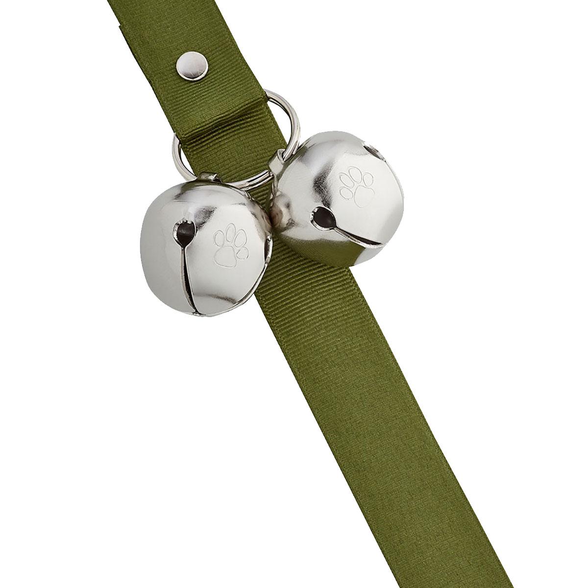 Poochie Bells Dog Doorbell Solid Design - Fern Green
